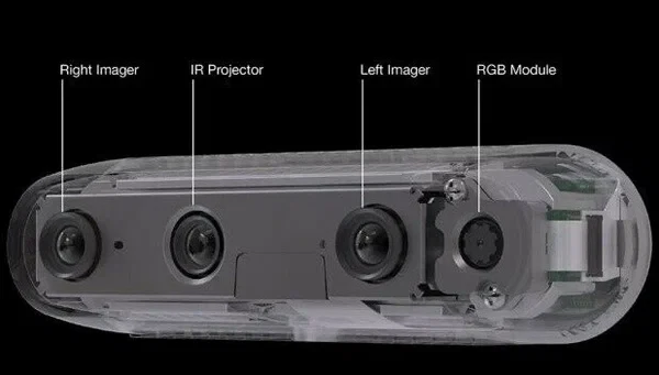 Камера глубины Intel RealSense D435f (ИК, 3м, 87°, USB-C)
