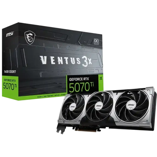 Видеокарта MSI GeForce RTX 5070 Ti 16GB Ventus 3X OC