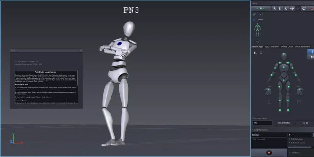 Костюм для захвата движения Perception Neuron 3.0 Body Kit